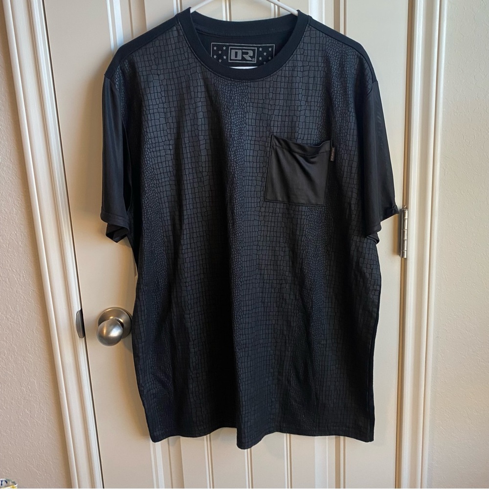 Textured black shirt